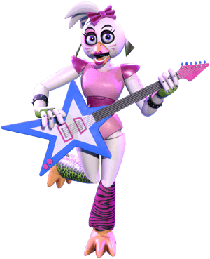 This is the Avatar Image for the Glamrock Chica AI Voice and Text to Speech Generator